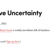 Tentative Uncertainty 
