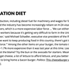 The Inflation Diet